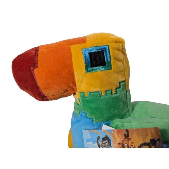 Minecraft Legends Big Beak Pinata Tropical Parrot Plush 10-in PIllow Buddy Gift - Picture 5 of 6